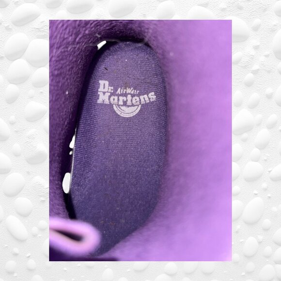 Dr. Martens DRENCH Wellington Wellies - Purple Rubber Boots – Size 8 - Picture 11 of 12